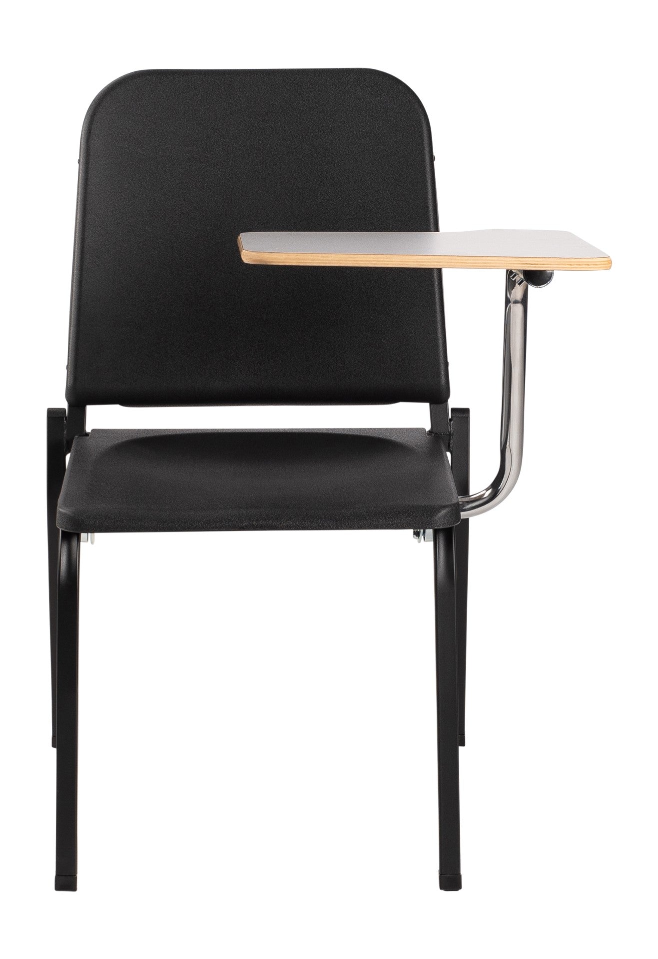 NPS® Tablet Left Arm for 8200 Series Stack Chair, Surface Color: Grey, Frame Color: Chrome