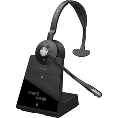 Jabra - Engage 75 SE Headset - Mono - Wireless - Bluetooth/DECT - 492.1 Ft - 40 Hz to 16 KHz - Over-the-head, on-ear - Black