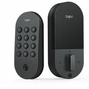 Tapo DL100 Smart Wi-Fi Deadbolt Door Lock-Keyless Tactile Buttons, App-Controlled Custom Access-Black