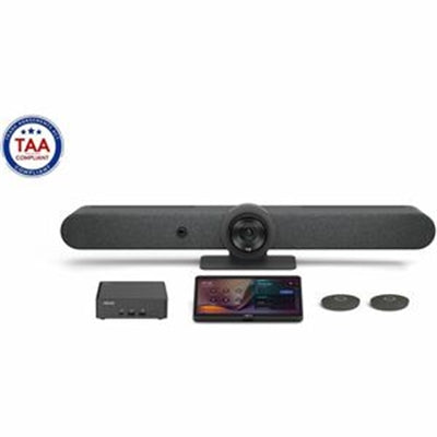 Logitech Rally Bar + Tap + 2 Mic Pods + ASUS NUC for Microsoft Teams Room Kit - TAA