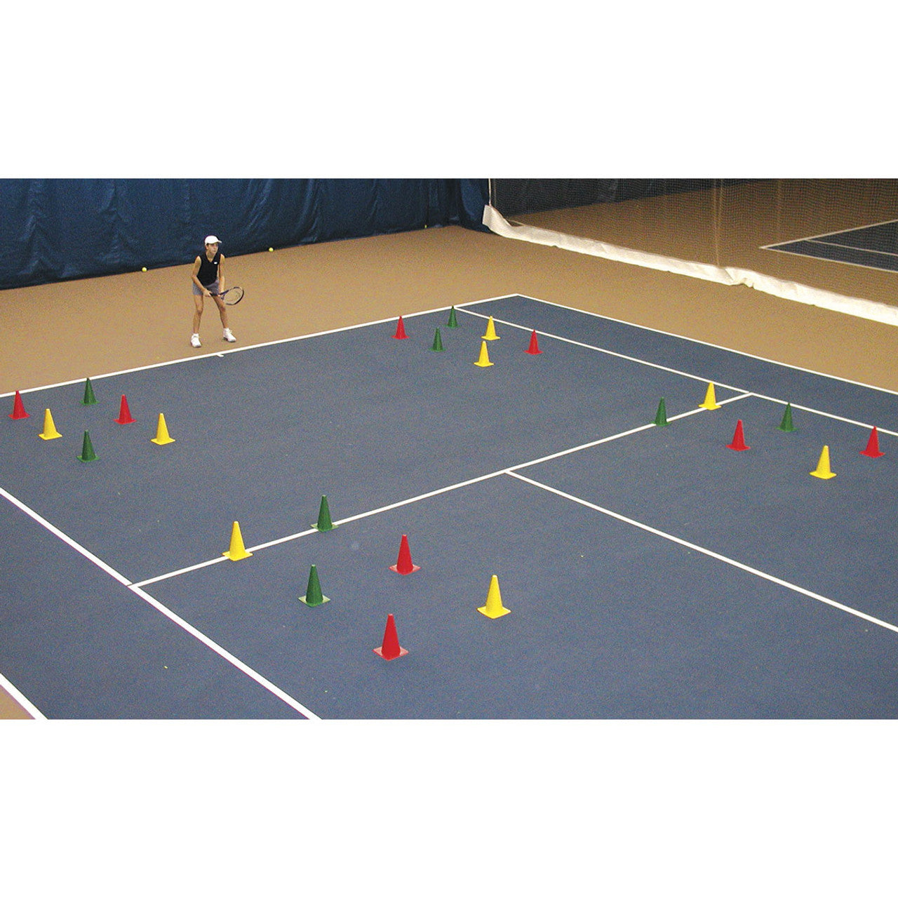 Stoplight Marker Cones 12"- Set Of 12