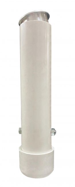 Outdoor Two-piece In-ground Tetherball Game Set