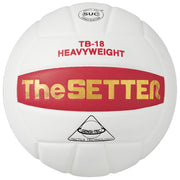 Training Volleyball - "THE SETTER" Heavyweight / Sensi-Tec Microfiber Composite - White/Scarlet
