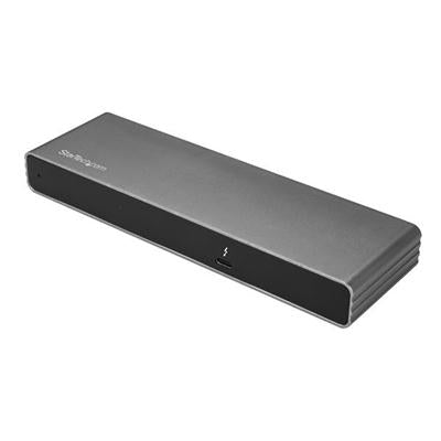 StarTech - Thunderbolt 3 Dock - Dual 4K 60Hz Monitor TB3 Docking Station with DisplayPort, HDMI & 1080p VGA - 85W Power Delivery (TB3DK2DHV)