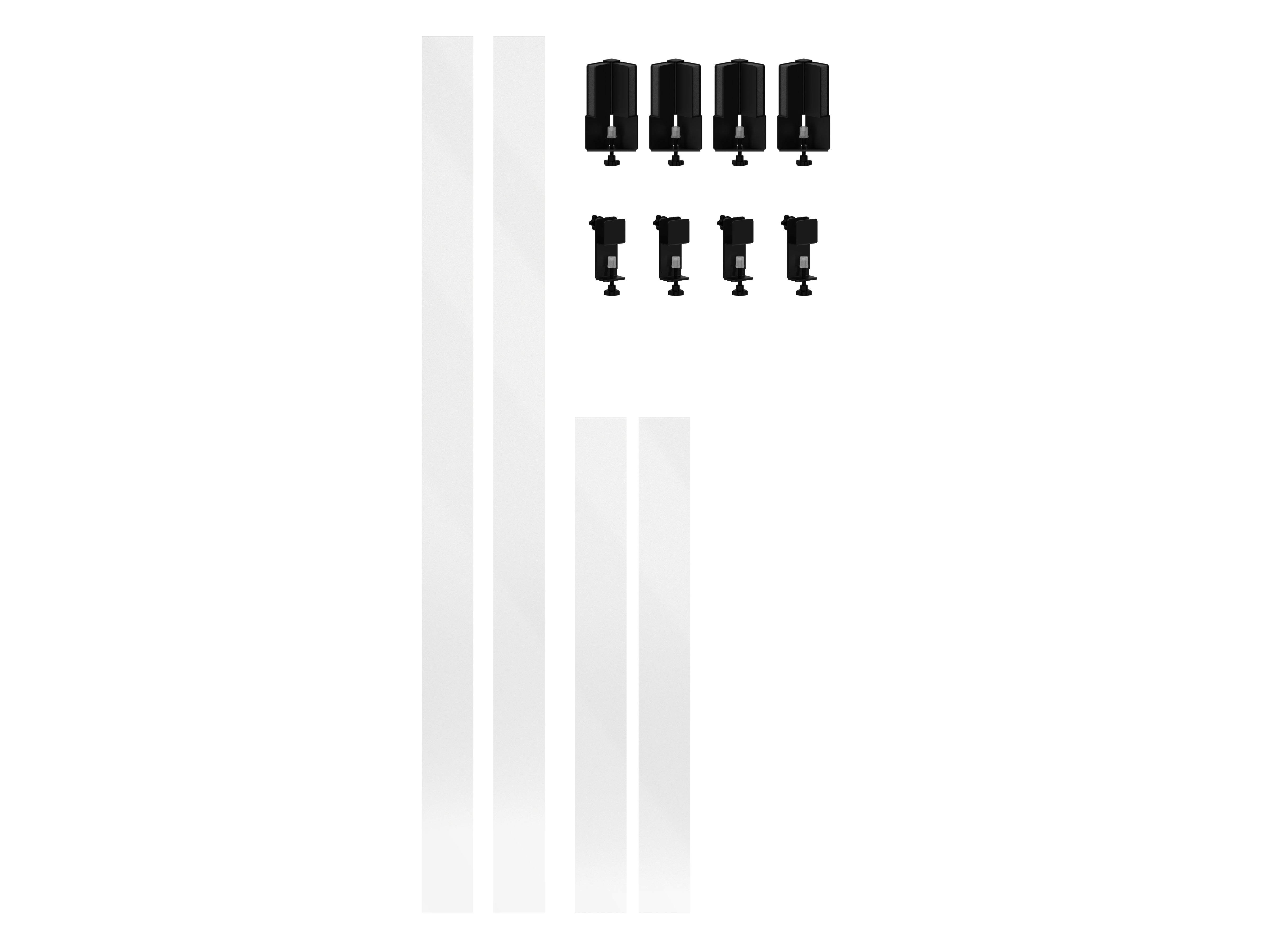 NPS® Table Bumper Kit 42" x 60", Clear Acrylic