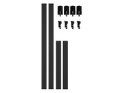NPS® Table Bumper Kit 42" x 54", Black Laminate