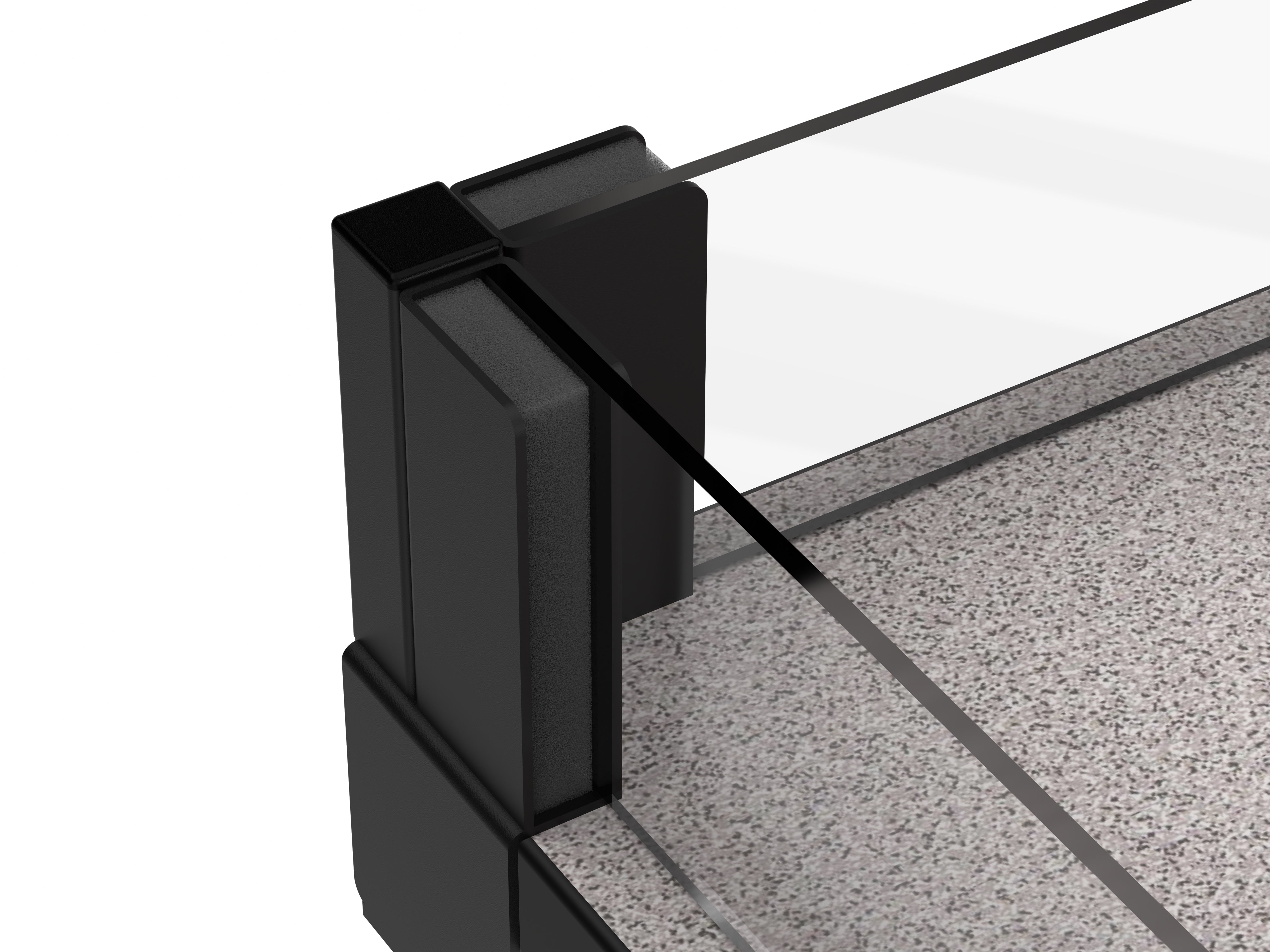 NPS® Table Bumper Kit 42" x 60", Clear Acrylic