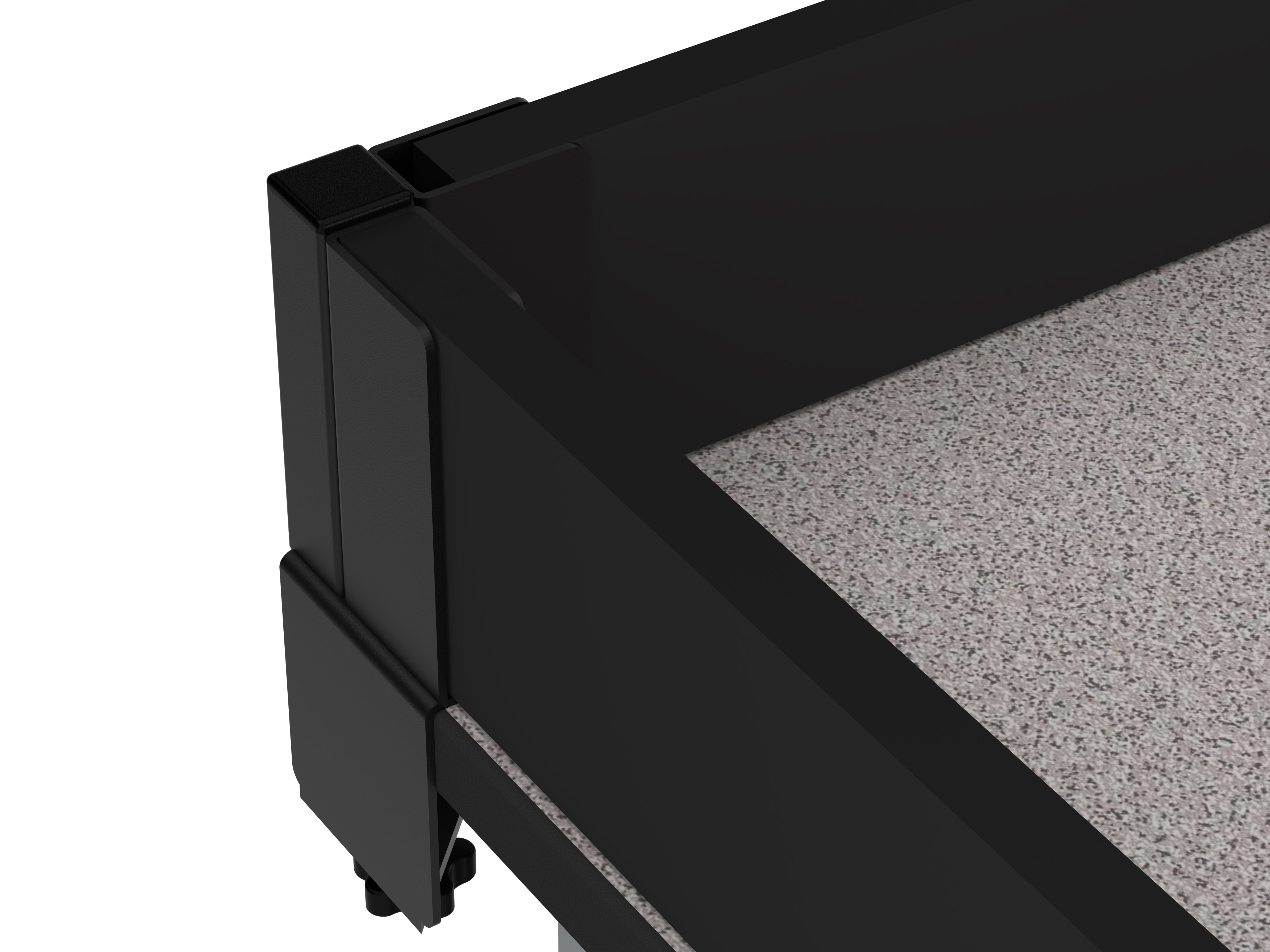 NPS® Table Bumper Kit 42" x 54", Black Laminate