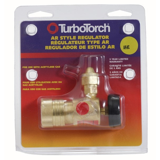Regulator, Medium-Duty, Single Stage, Acetylene Gas