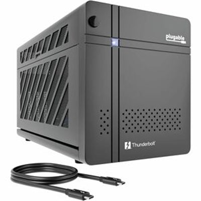 Plugable Thunderbolt 5 AI eGPU Enclosure &amp; Dock: 80Gbps, 850W PSU Included, TAA Compliant