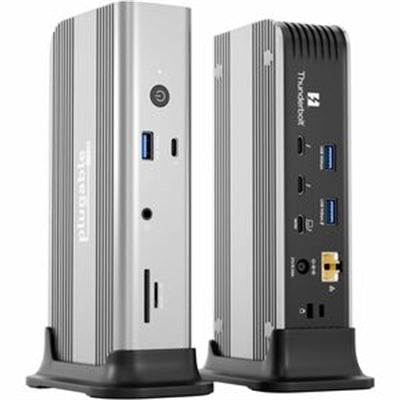 Plugable Thunderbolt 5 Docking Station for MacBook Pro and Windows, 140W Charging