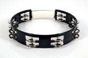 Rhythm Tech TC4010 True Colors Tambourine. Black 10"
