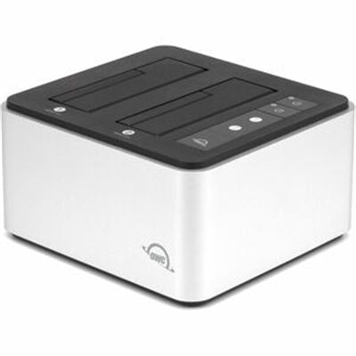 OWC Drive Dock SATA/600, PCI Express NVMe - USB 3.2 (Gen 2) Type C Host Interface Desktop - Silver, Black