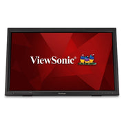 ViewSonic TD2423D 24 Inch 1080p Touch Screen Monitor, 10-Point Multi IR Touch for Retail POS and Kiosk, 7H Scratch-Resistant Glass, Eye Care, 100x100mm VESA Compatible, HDMI, VGA, DisplayPort, USB Hub