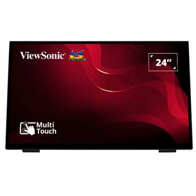 ViewSonic TD2465 24 Inch 1080p Touch Screen Monitor, 10-Point Multi-Touch for Industrial and Retail Environments, Glove-Friendly Interaction, Advanced Ergonomics, HDMI, USB