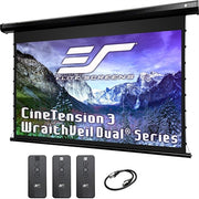 Elite Screens CineTension 3 WraithVeil TE150HR3-DUAL 150&amp;quot; Electric Projection Screen