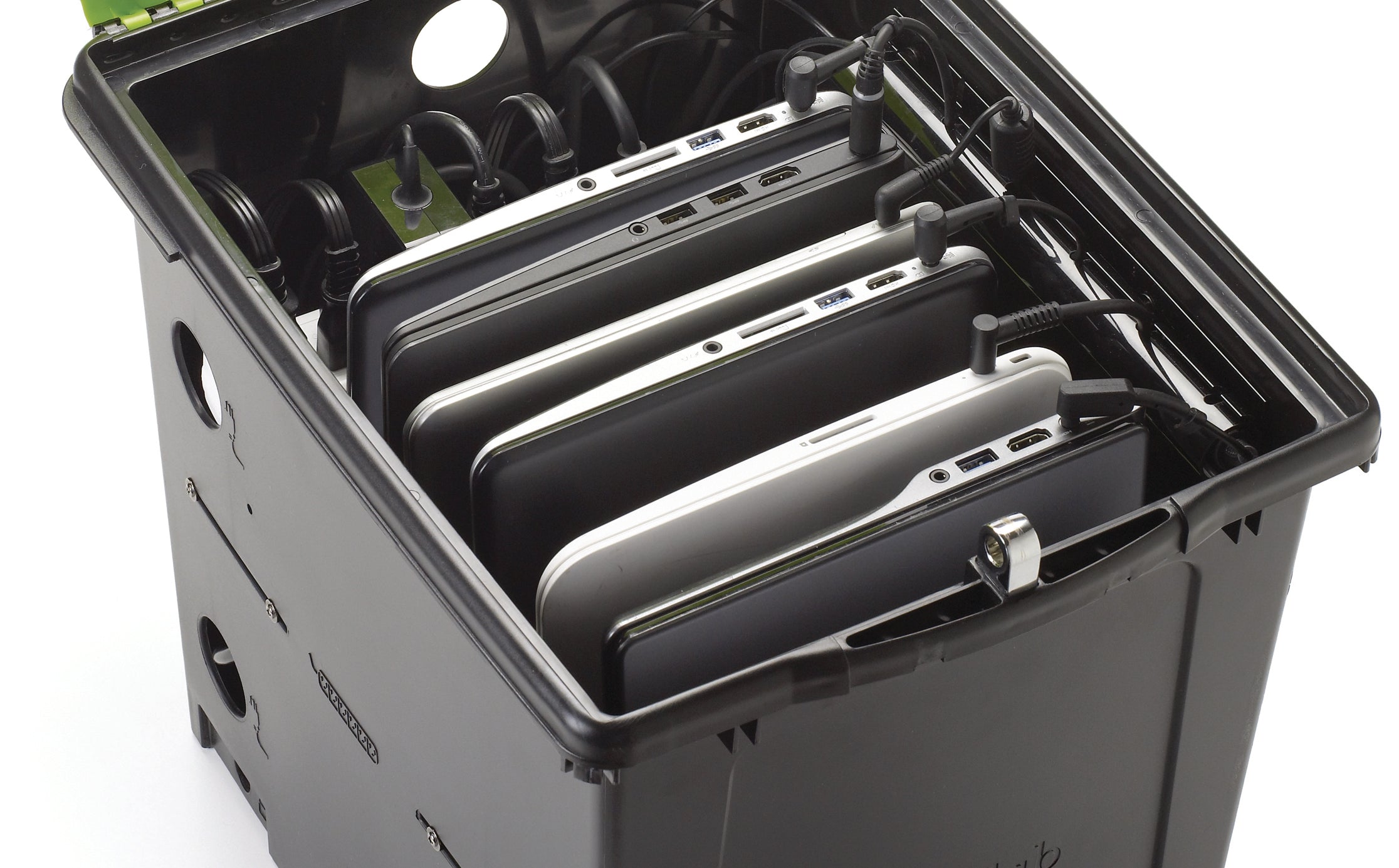 Tech Tub Standard - Holds 6 iPads with USB-C 20W Adapter