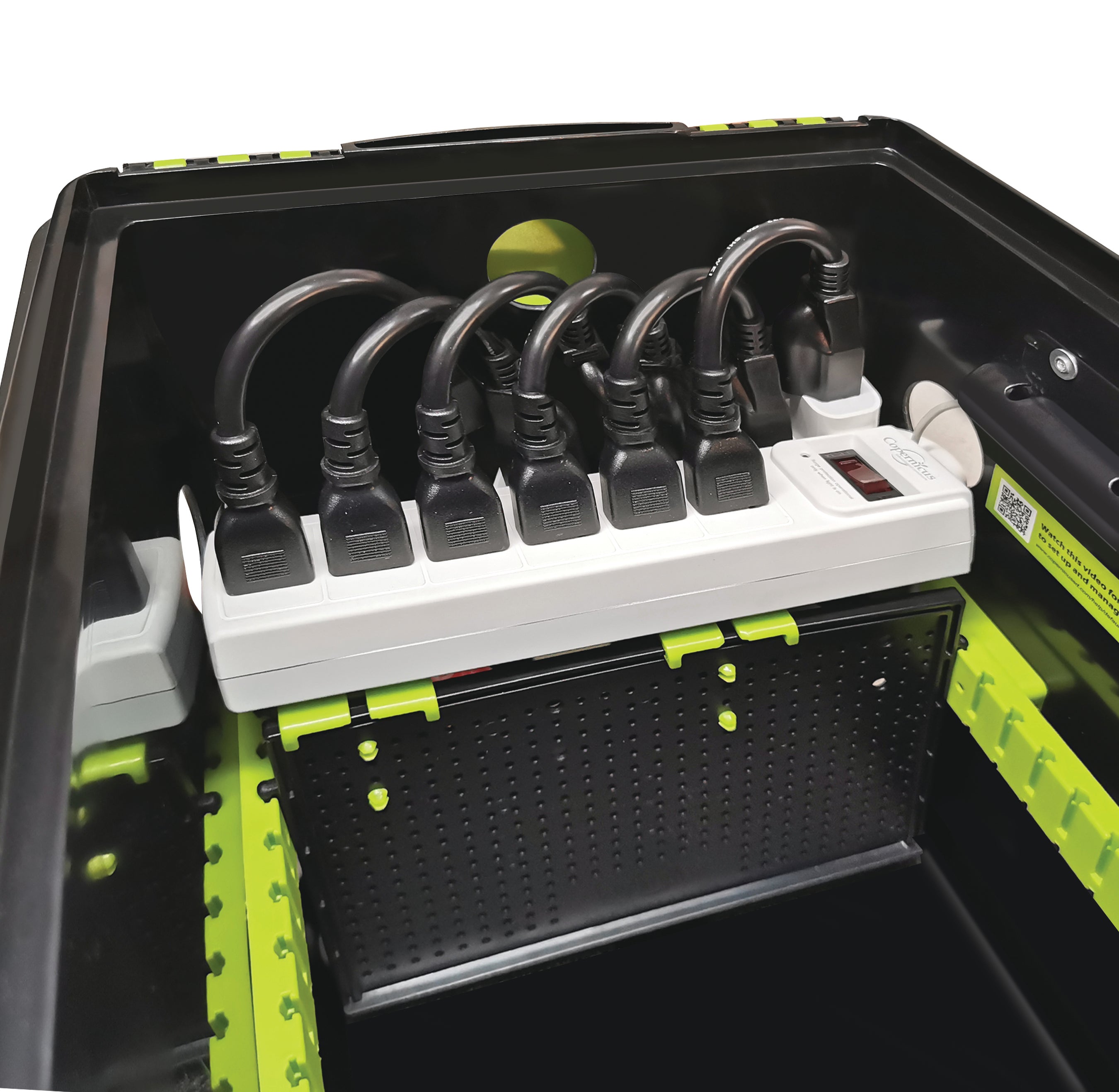 Tech Tub Standard - Holds 6 iPads with USB-C 20W Adapter