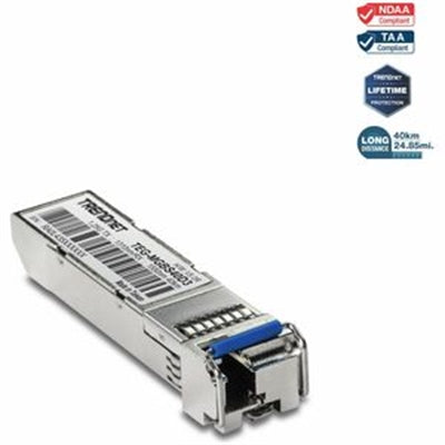 TRENDnet TEG-MGBS40D3  Mini-GBIC Dual Wavelength Single-Mode LC Module 1310 (40 Km/24.85 Miles)