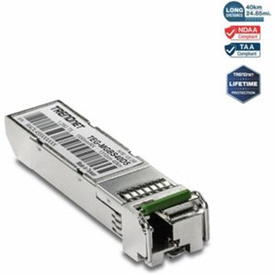 TRENDnet TEG-MGBS40D5  Mini-GBIC Dual Wavelength Single-Mode LC Module 1550 (40 Km/24.9 Miles)
