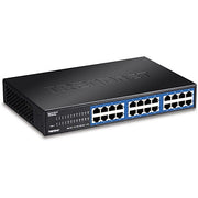 TRENDnet TEG-S24Dg 24-port Gigabit GREENnet Switch(Metal Desktop) W/ Internal Power