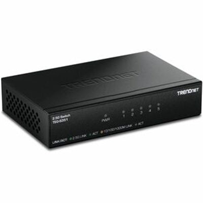 Trendnet - TEG-S351, 5-Port 2.5G Switch - Black