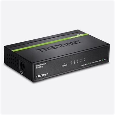 TRENDnet TEG-S50g  5-Port Gigabit GREENnet Mini Switch