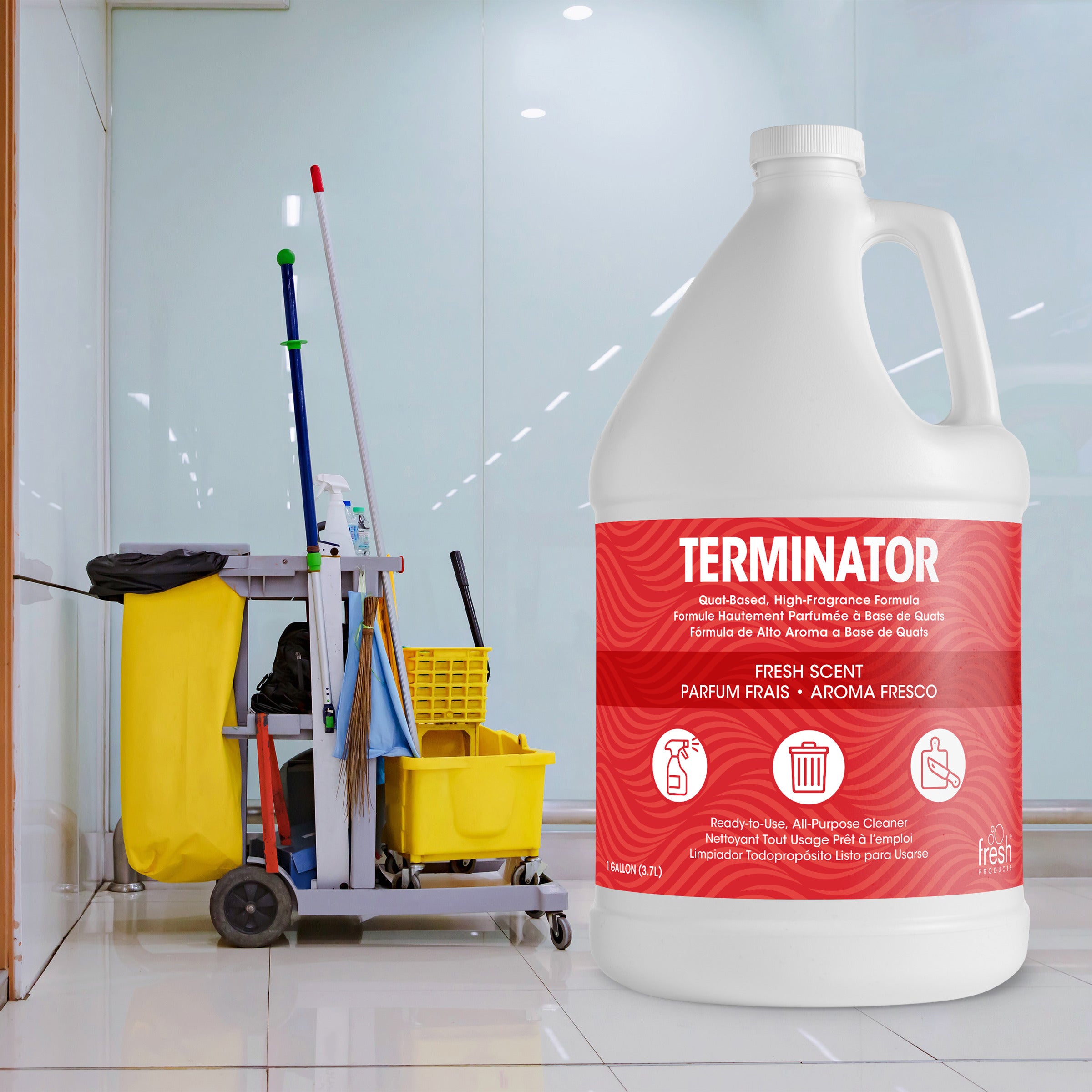 Terminator - 1 Gal. Fresh Scent (4 Pack)