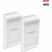 TRENDnet TEW-740APBO2K 10dBi Wireless N300 Outdoor PoE Pre-Configured Point-to-Point Bridge Kit