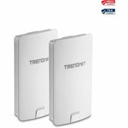 TRENDnet TEW-840APBO2K 14 DBi WiFi AC867 Outdoor PoE Preconfigured Point-to-Point Bridge Kit