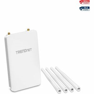 TRENDnet TEW-841APBO 5dBi Wireless AC1200 Outdoor PoE+ Omni Directional Access Point