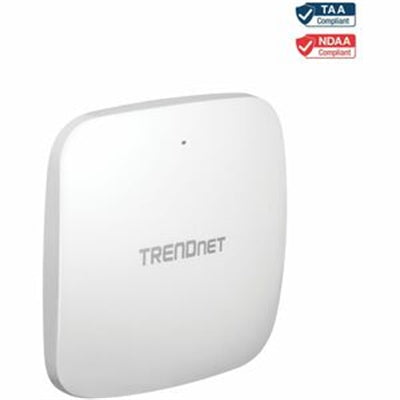 TRENDnet AX3000 Dual Band WiFi 6 PoE+ Access Point, TEW-923DAP, 1 X 2.5GBASE-T PoE+ LAN Port, OFDMA and MU-MIMO Technology, 2402Mbps (5Ghz),