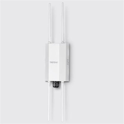 Trendnet - 5 DBi WiFi 6 AX1800 Outdoor PoE+ Omni Directional Access Point, TEW-941APBO