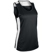 Miler Track Jersey - Black White - Womens - Large