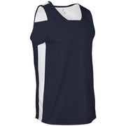 Miler Track Jersey - Navy White - Youth - Medium
