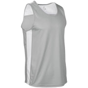 Miler Track Jersey - Silver White - Adult - 3XL