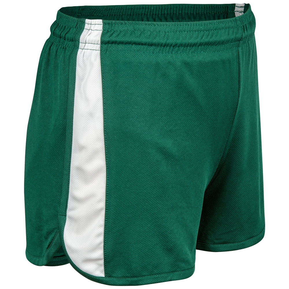 Sprinter Track Short - Forest Green White - Womens - Extra-Large
