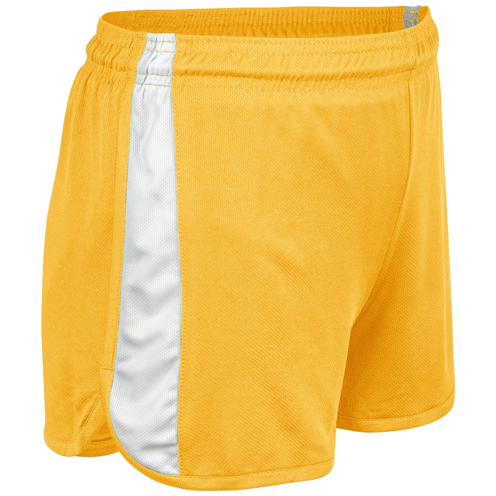 Sprinter Track Short - Gold White - Womens - Extra-Large