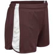 Sprinter Track Short - Maroon White - Womens - XXLarge