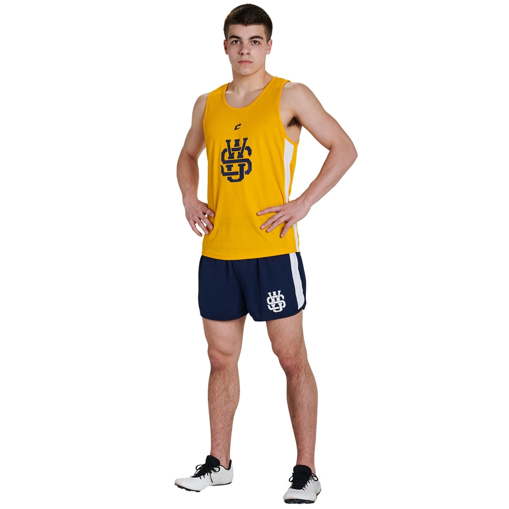 Sprinter Track Short - Silver White - Youth - Large