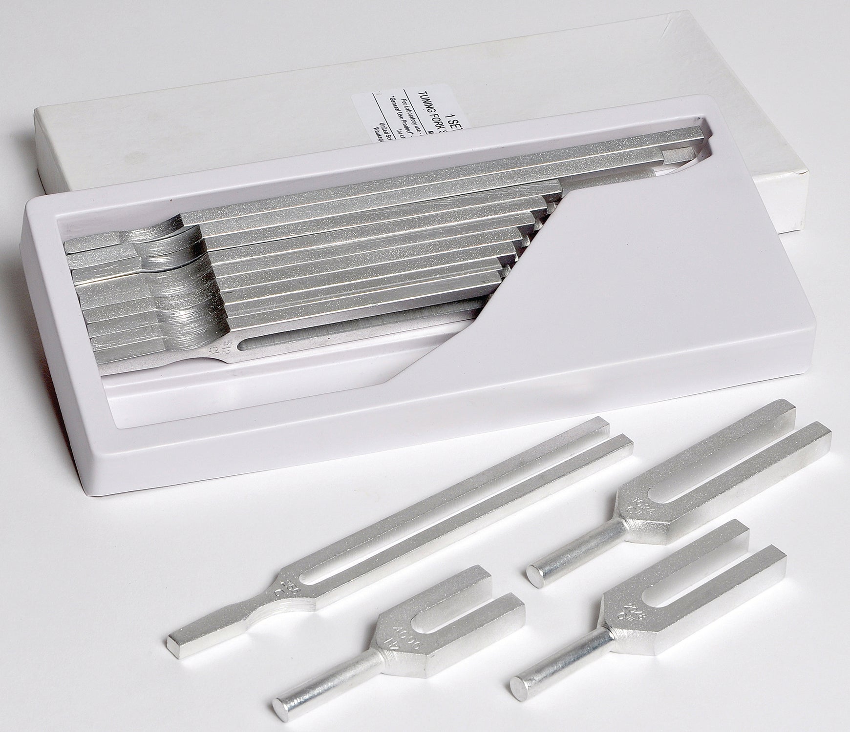 United Scientific® Tuning Fork Set Of 13, 100 Hz To 4096 Hz
