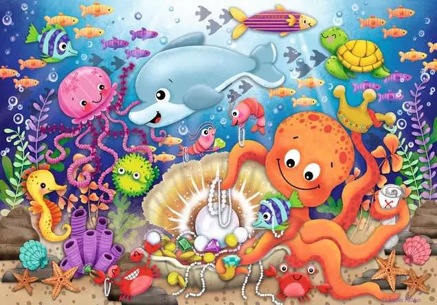 Fishie's Fortune - Giant Floor Puzzle, 24 Pieces