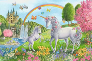 Prancing Unicorns - Giant Floor Puzzle, 24 Pieces