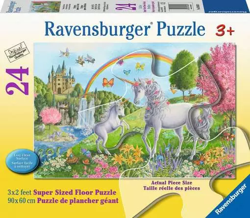 Prancing Unicorns - Giant Floor Puzzle, 24 Pieces