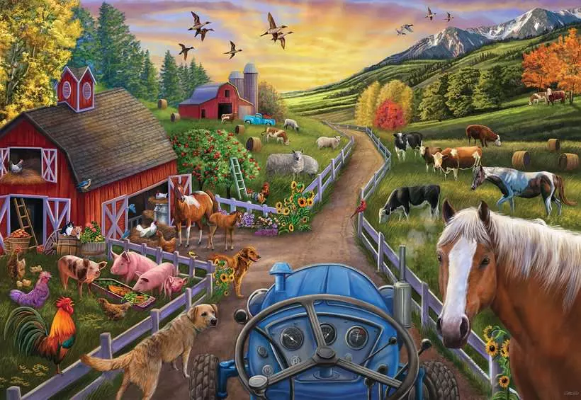 My First Farm - Giant Floor Puzzle, 24 Pieces