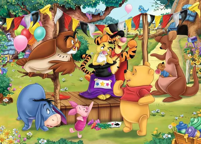 Winnie the Pooh: Magic Show - Giant Floor Puzzle, 60 Pieces