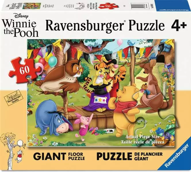 Winnie the Pooh: Magic Show - Giant Floor Puzzle, 60 Pieces
