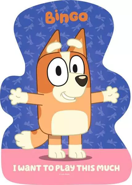 Bluey (10, 12, 14, & 16 Pieces) - 4 Large Shaped Puzzles - Children's Puzzles