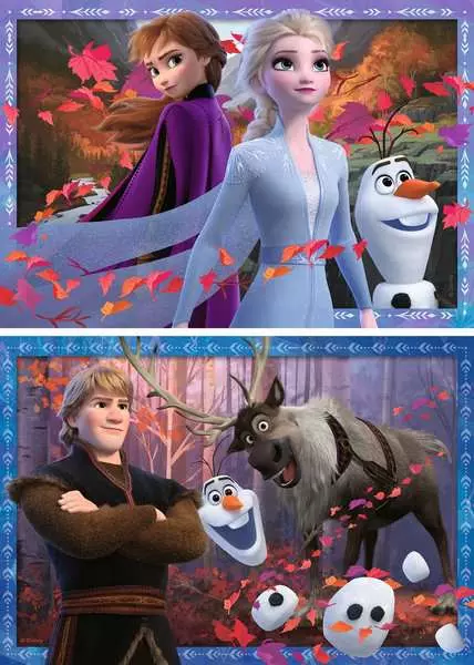 Disney Frozen 2: Frosty Adventures - Children's Puzzle, 2 Puzzles x 24 Pieces