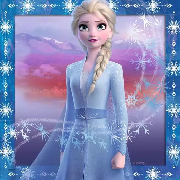 Disney Frozen 2: The Journey Starts - Children's Puzzle, 3 Puzzles x 49 Pieces